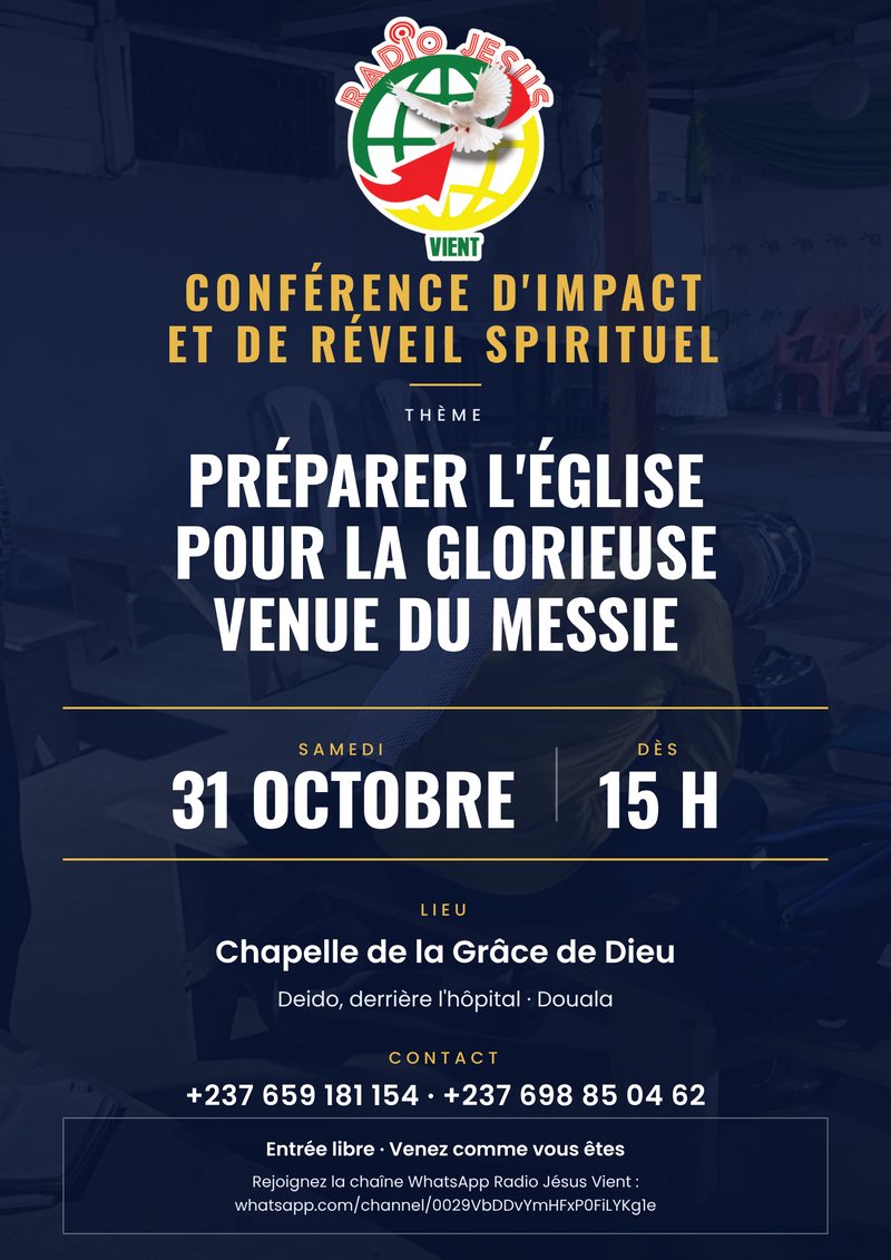 Affiche : Conférence d’impact et de réveil spirituel